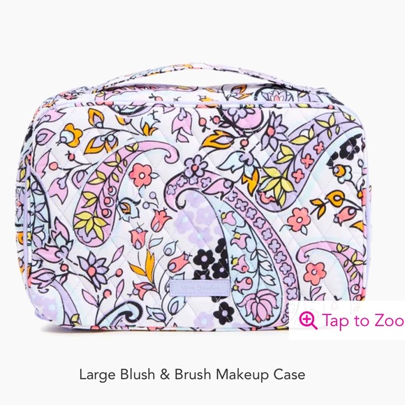 VB Large Blush & Brush Case Sig Cotton NWT - Picture 3 of 7